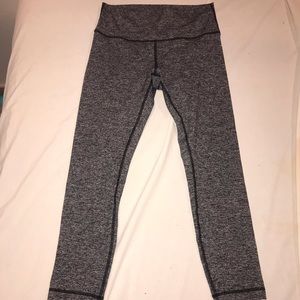 Lululemon heathered grey high times size 10